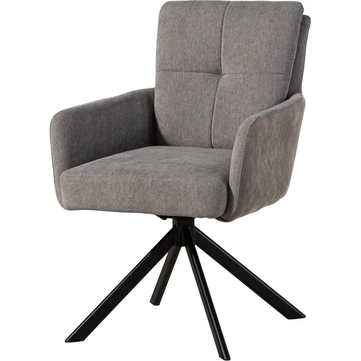 Drehstuhl 57x67x87 grau / hellgrau FABIAN #111