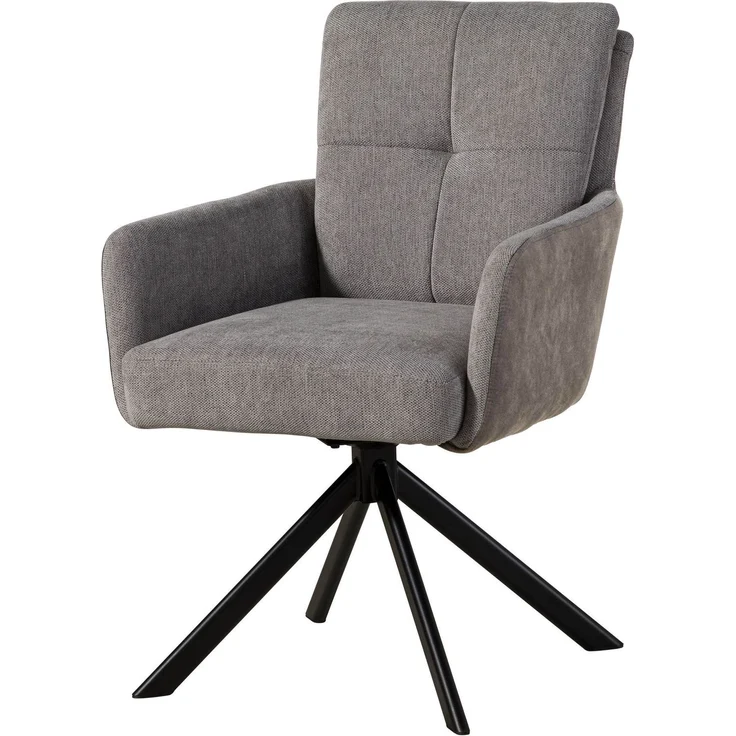 Drehstuhl 57x67x87 grau / hellgrau FABIAN #111 – Bild 1
