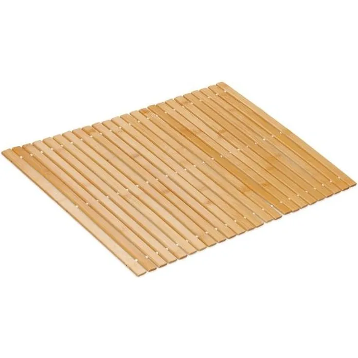 Badvorleger aus Bambus 60x40 cm