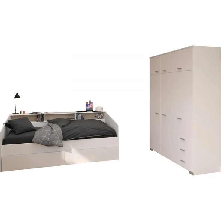 Parisot Kinderzimmer und Jugendzimmer Sleep in weiß Set 2-tlg. – Bild 6