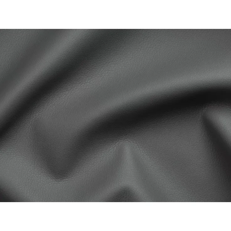 Vente-unique - VIZIR Sofa Leder Grau - B 223 cm94 cm x H 110 cm95 cm x L 216 cm – Bild 5