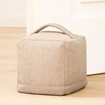 Praknu Bodentürstopper Türstopper Sack für Den Boden - Extra schwer 1Kg - mit Waschbarem (1 St), mit Tragegriff - Für Haus & Büro - mit rutschfesten Pads