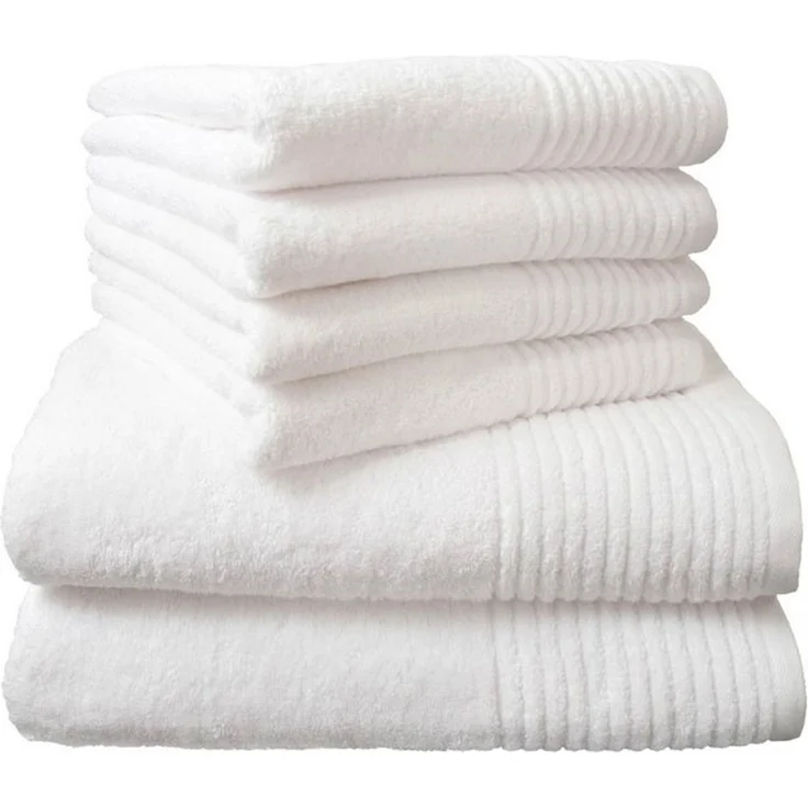 Dyckhoff Handtuch Set Brillant, Walkfrottee (Set, 6-St), mit Streifenbordüre,4 Handtücher (50x100cm), 2 Duschtücher (70x140cm) – Bild 4