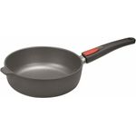 WOLL Titanium Nowo Induction Sauteérpfanne mit abnehmbarem Griff, Ø 24 cm x ca. 7 cm (2,5 l), Aluminium-Handguss mit Titan‑Hartversiegelung, alle Herdarten inkl. Induktion, spülmaschinen‑ & backofenfest bis ca. 250 °C