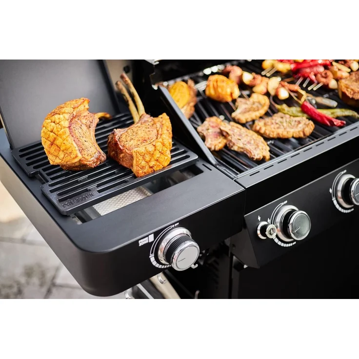 Rösle 'Videro' Grillrost Primezone, emaillierter Gusseisen schwarz, 24x29 cm – Bild 2