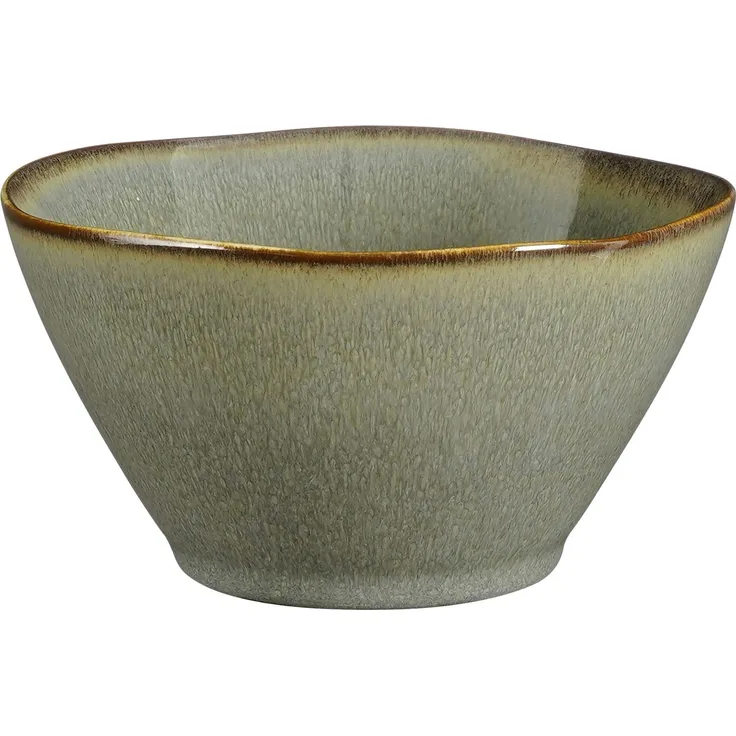 Mica Decorations Schale Racco stoneware 7,5 x 14 cm grün