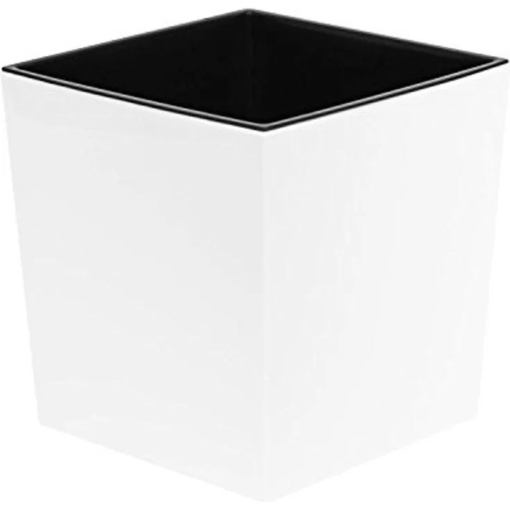 Lamela Blumentopf / Übertopf, für Yucca-Palme, 30 x 30 x 31 cm, Weiß, ca. 5 Liter