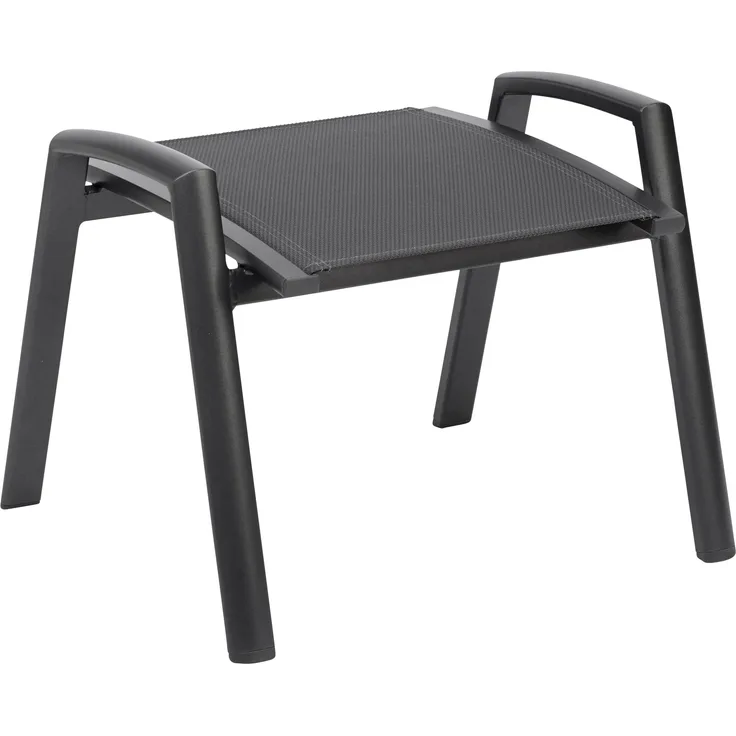 KETTLER ALTURA Hocker anthrazit/anthrazit Aluminium/Outdoorgewebe 57 x 62 x 48