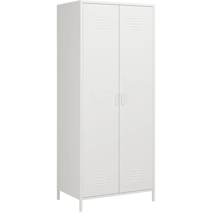 Kleiderschrank Seinäjoki 180x76x50 cm Weiß [en. casa] – Bild 4