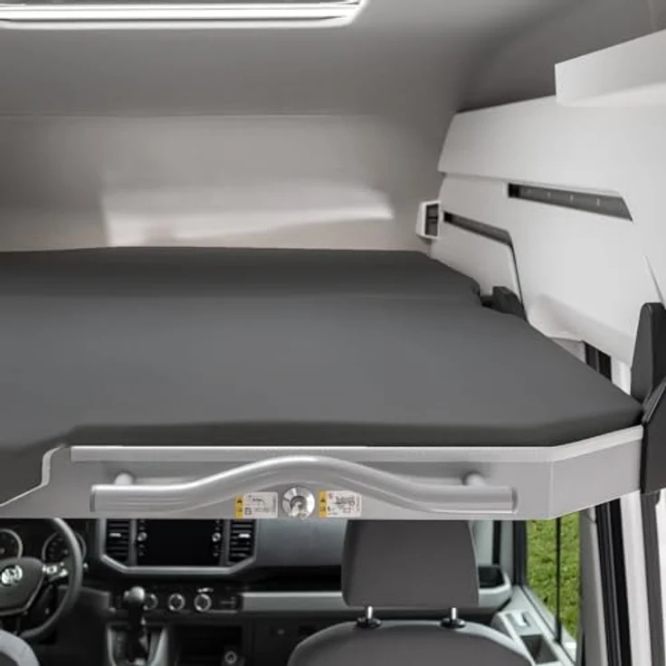 BLACK FOREST FOX Spannbettlaken Spannbettlaken VW Grand California 600 2 tlg. Hochbett OEKO-TEX®, Baumwolle, Gummizug: rundum – Bild 2