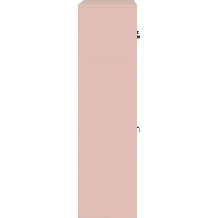 vidaXL Aufbewahrungsschrank 2 stk. Rosa 60 x 40 x 145 cm Stahl 3438694 – Bild 9