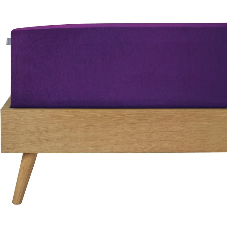 Schiesser Spannbettlaken Jessi - Edeljersey - 100 x 200 cm - Lila