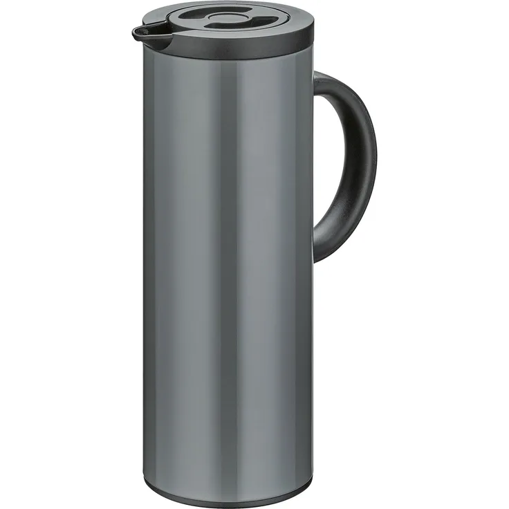 Isolierkanne Kaffeekanne Thermoskanne Teekanne 1L cilio FIRENZE cool Grey 544954