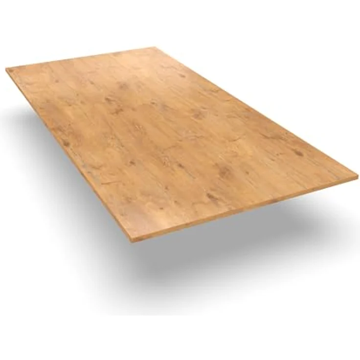 AUPROTEC Tischplatte 28mm Pale Lancelot Oak 100x90 cm I Spanplatte mit 1mm ABS Kante & PU-Verleimung I melaminharzbeschichtet I elegant & wasserabweisend – Bild 3