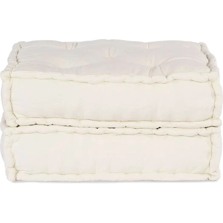 vidaXL Modulares Sofaelement Creme 70x70x36 cm Stoff 4019023 – Bild 3