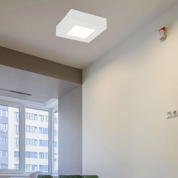 LED Aufbau Panel, 450 Lumen, warmweiß, eckig, L 12,2 cm, SVENJA – Bild 4