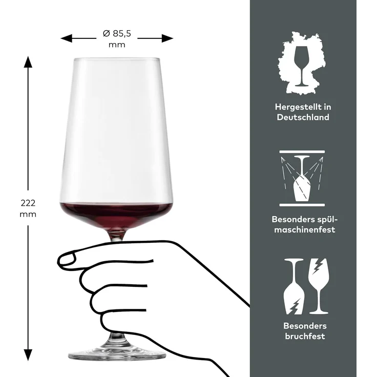 Schott Zwiesel MioVino Rotweinglas 500 ml 4er Set – Bild 8