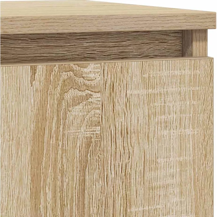 vidaXL Sideboard mit Schublade Sonoma-Eiche 71x35x65 cm Holzwerkstoff 861600 – Bild 9
