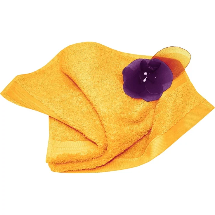 Lashuma Gästehandtücher Linz, Frottee (4-St), Flauschige Handtücher klein 30x50 cm gelb – Bild 8