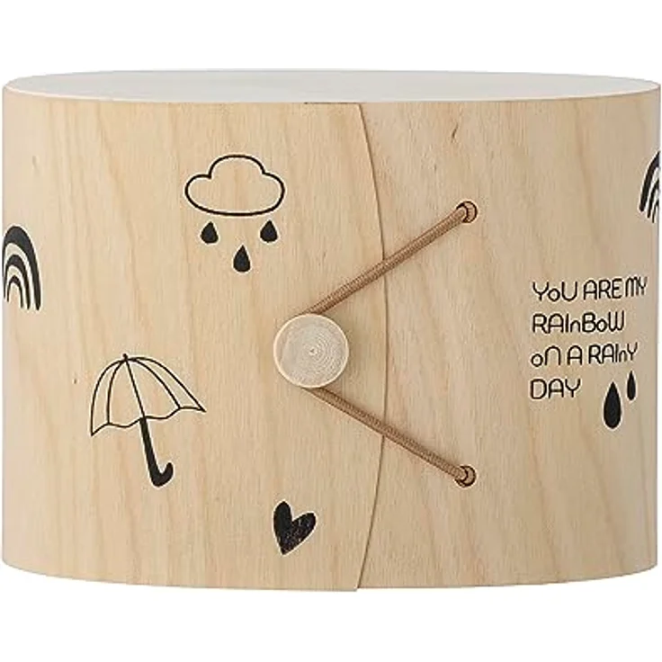 Bloomingville MINI Cloudy Tasse, Natur, Steingut, Regenbogen-Griff, Handdekoriert, Geschenkbox, 185 ml, D7,5xH7,5 cm, Weiß – Bild 2