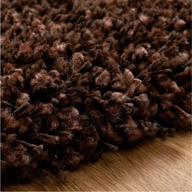Steffensmeier Hochflor-Teppich Twilight - Rund, rund, Original Ragolle Hochflorteppich Shaggy – Bild 3