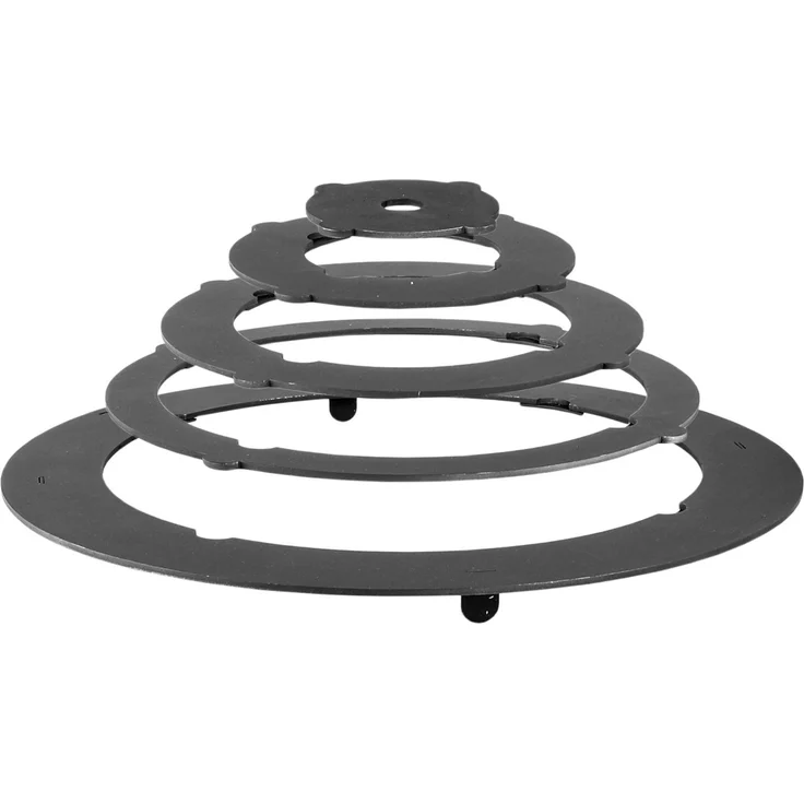 Ø44 Uchag 2mm Stahl Utschak mit Schornstein Adapter-Ringe Utschag Abzugsrohr Campingofen Feuerstelle Feldküche Außenküche Eintopfofen Gulaschkanone – Bild 3