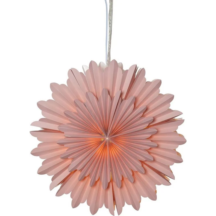 EGLO Papierstern Crystal, Weihnachtsstern für innen, Wand Deko, Ø 50 cm – Bild 2