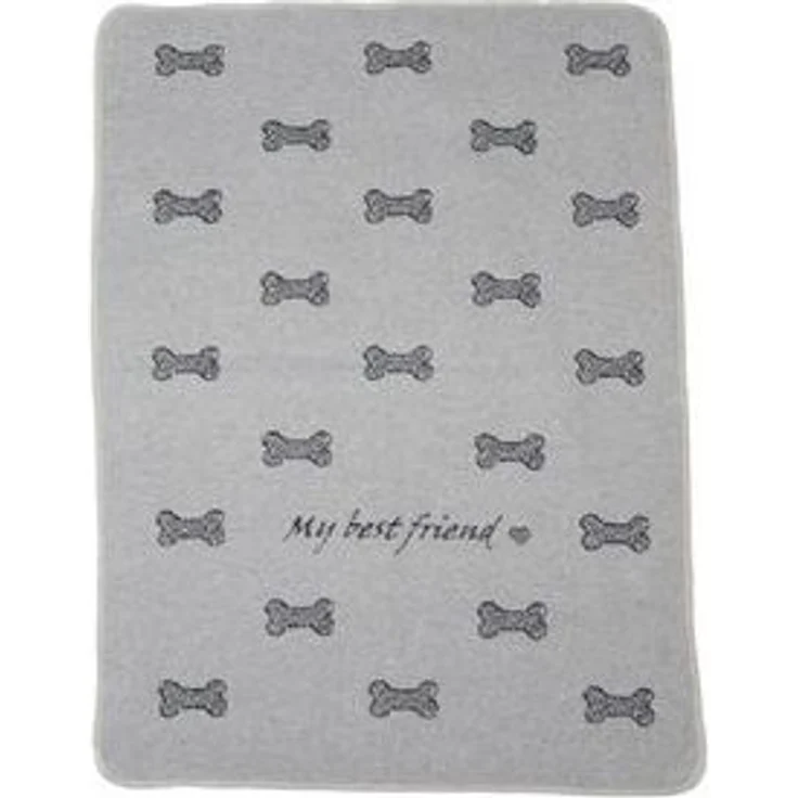 DAVID FUSSENEGGER Tierdecke Hundedecke 'my best friend/Knochen allover' – Bild 5