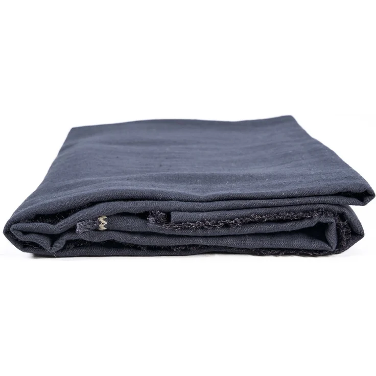 Die Tuscany Tischdecke - Schwarz Natur - 150x300 – Bild 1