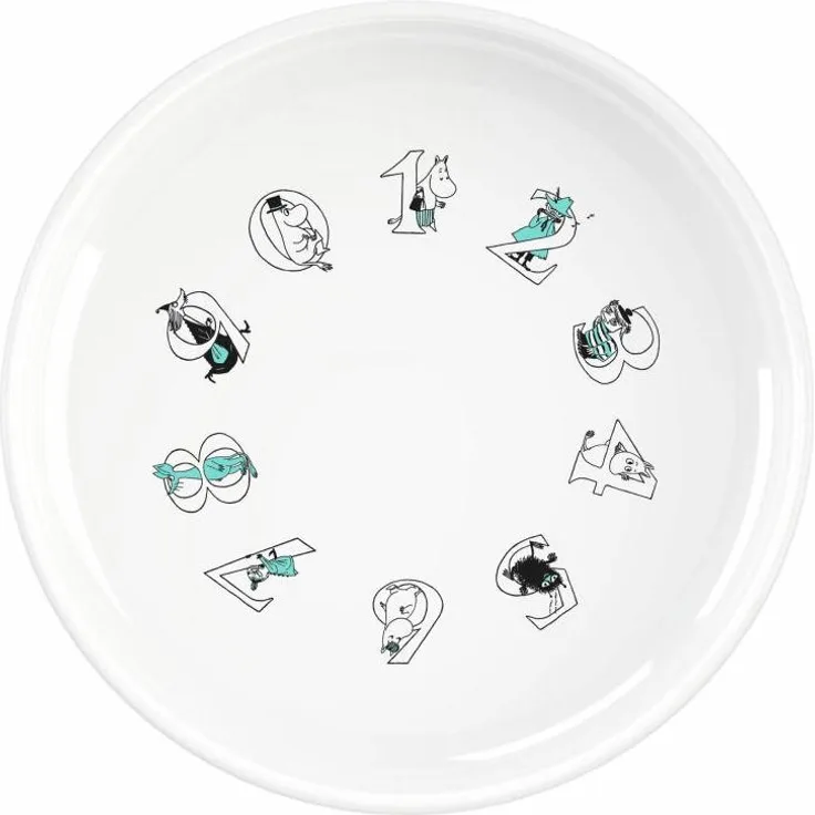 Rig-Tig Schale Moomin ABC Turqouise, Schüssel, tiefer Teller, Kunststoff, Türkis, 15 cm, Z00705-1