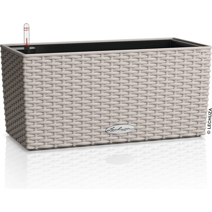 Lechuza Blumenkasten-Set Balconera Cottage 40 Kunststoff sandbraun 40,4 x 19,2 cm – Bild 1