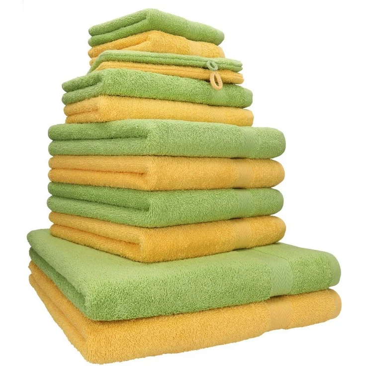 Betz Handtücher Premium Handtuch-Set 12-tlg, 100% Baumwolle (Set, 12-St), Duschtücher,Handtücher, Gästetücher, Seiftücher,Waschhandschuhe – Bild 1