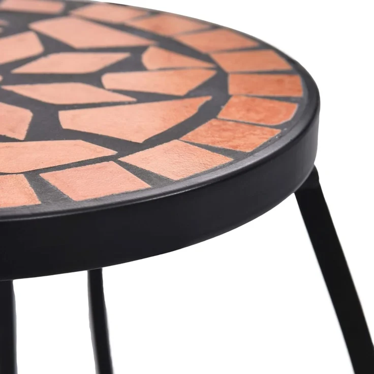 vidaXL Mosaiktische 3 Stk. Keramik Terracotta 46701 – Bild 7