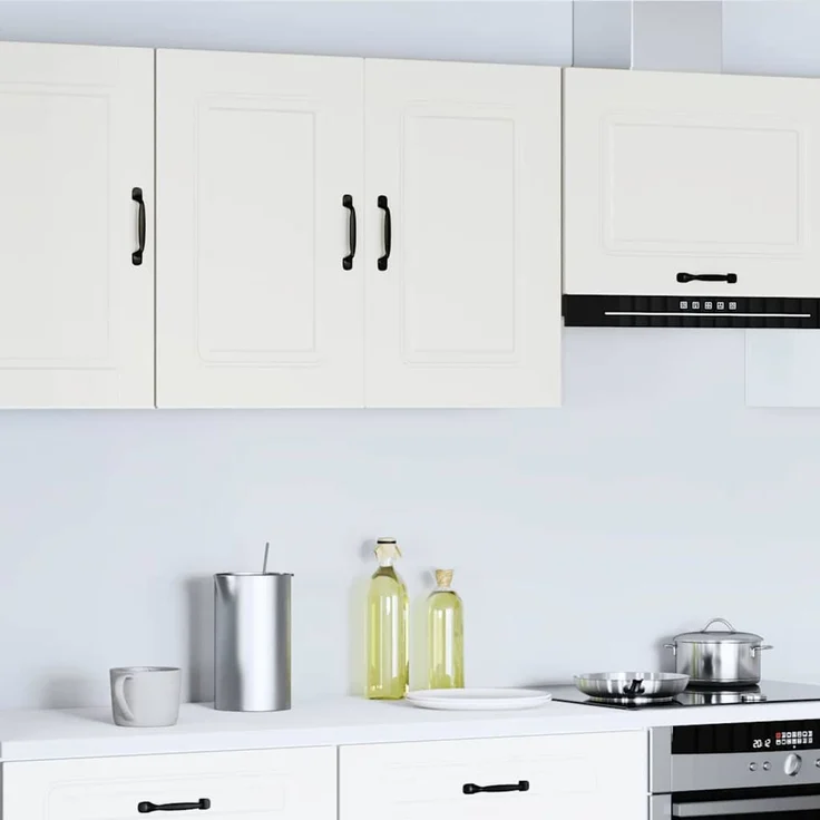 vidaXL Küchen-Hängeschrank Kalmar Weiß Holzwerkstoff 853587 – Bild 1