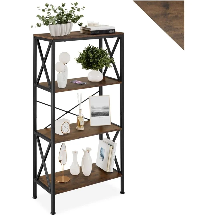 tectake Bücherregal Regal, Set 1-tlg, Industrial Style