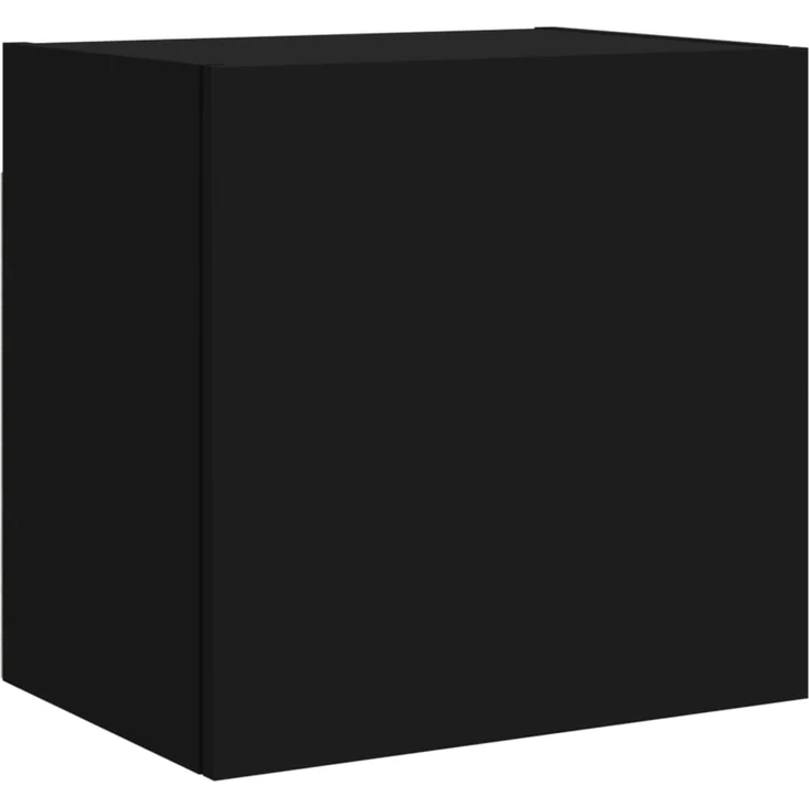 2 pcs TV-Wandschrank, TV Hängeboard Hängeschrank Schwarz 40,5x30x40 cm Holzwerkstoff – Bild 6