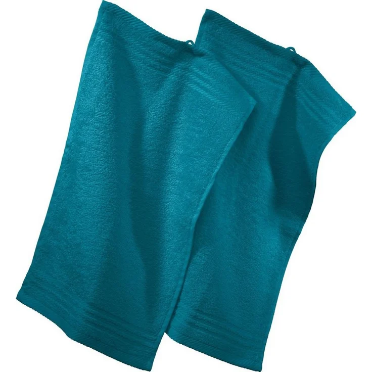 REDBEST Gästehandtuch Gästetuch 2er-Pack, Frottier (2-St), Walk-Frottier Uni – Bild 1