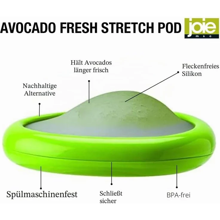 Joie msc Frischhaltedose Stretch Pod Avocado grün – Bild 5