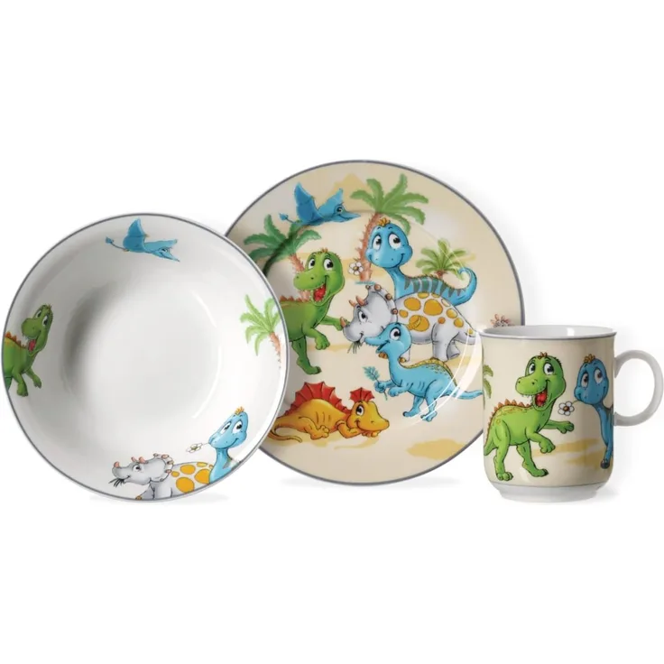 Ritzenhoff & Breker DINO Kindergeschirr-Set 3-teilig