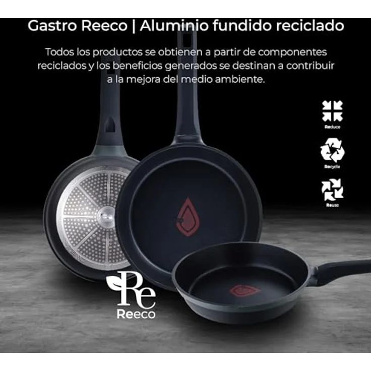 Bergner MASTERPRO Ø 24 cm Bratpfanne "Gastro reeco" BGMP-8101 – Bild 5
