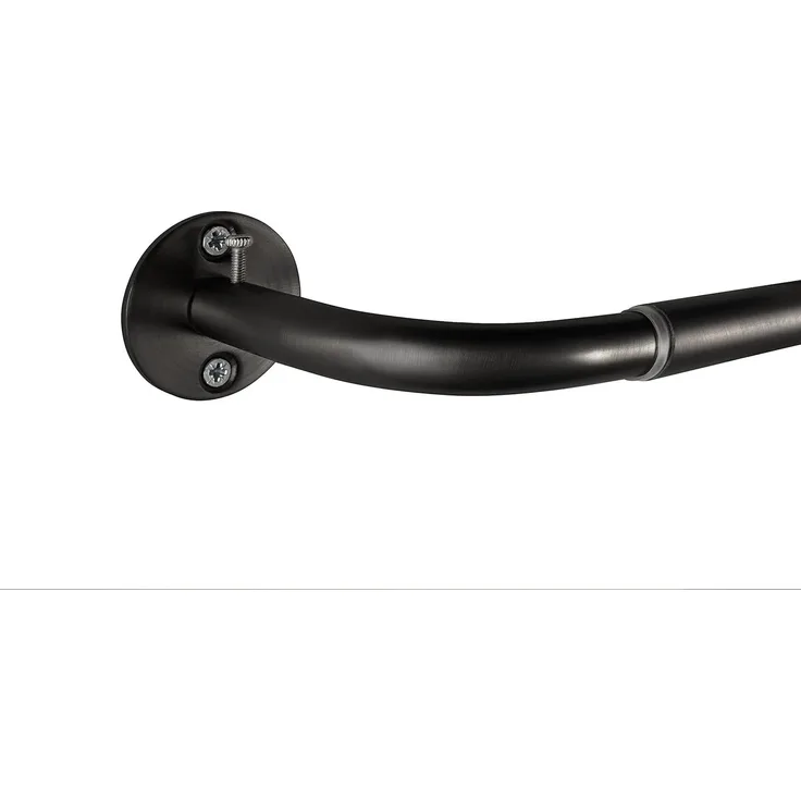 ondeco Gardinenstange Teleskopgarnitur Day & Night, Ø 19 mm, 1-läufig, ausziehbar, Bohren, verschraubt, Metall