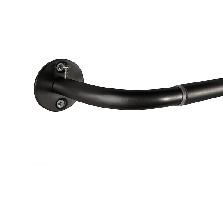 ondeco Gardinenstange Teleskopgarnitur Day & Night, Ø 19 mm, 1-läufig, ausziehbar, Bohren, verschraubt, Metall