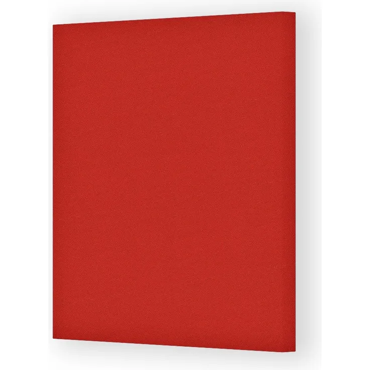 Rheinland Möbel FocusWall WAQ0404 – Quadratischer Akustik-Wandabsorber 40×40 cm in Stofffarbe Lobster inkl. Montage-Set - Made in Germany - Klasse A, Stoffbezug, schwer entflammbar