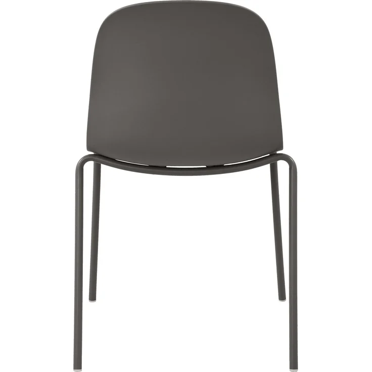 CLP Stapelstuhl Hardin mit ergonomischer Kunststoffschale und stabilem Metallgestell - Farbe:taupe – Bild 7