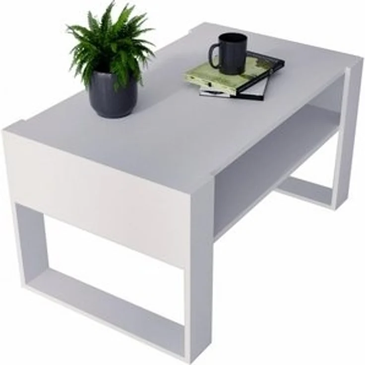 CraftPAK Wohnzimmertisch Wohnzimmer Tisch KARO92 Couchtisch 53T x 92B x 45H cm – Bild 6