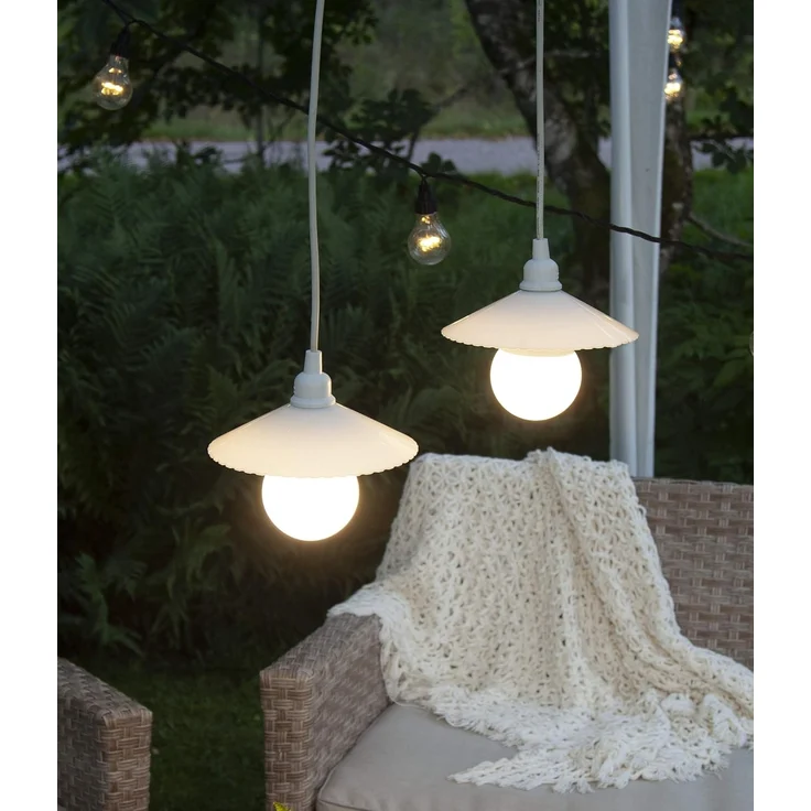 Lampenfassung ,Ute mit E27-Fassung, weiß, 5m, outdoor – Bild 4