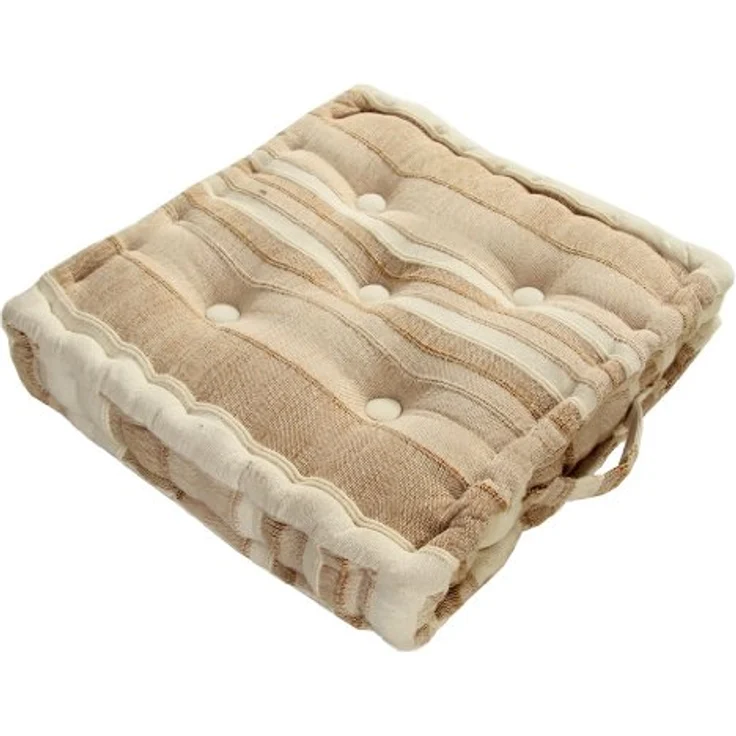 Homescapes Bodenkissen Sitzkissen Stuhlkissen Morocco beige – Bild 2