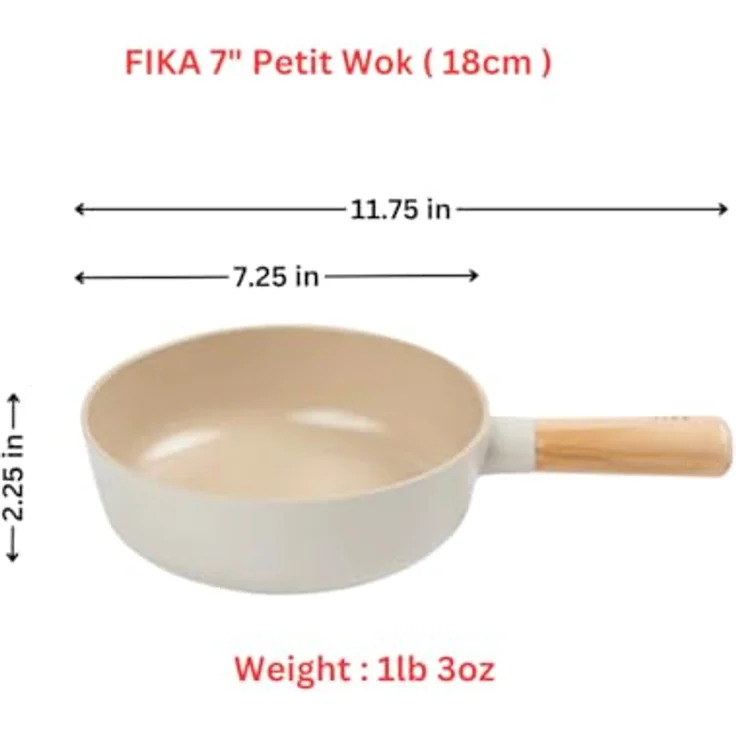 NEOFLAM® Wok FIKA Baby Wokpfanne 18cm, (1-tlg) – Bild 3
