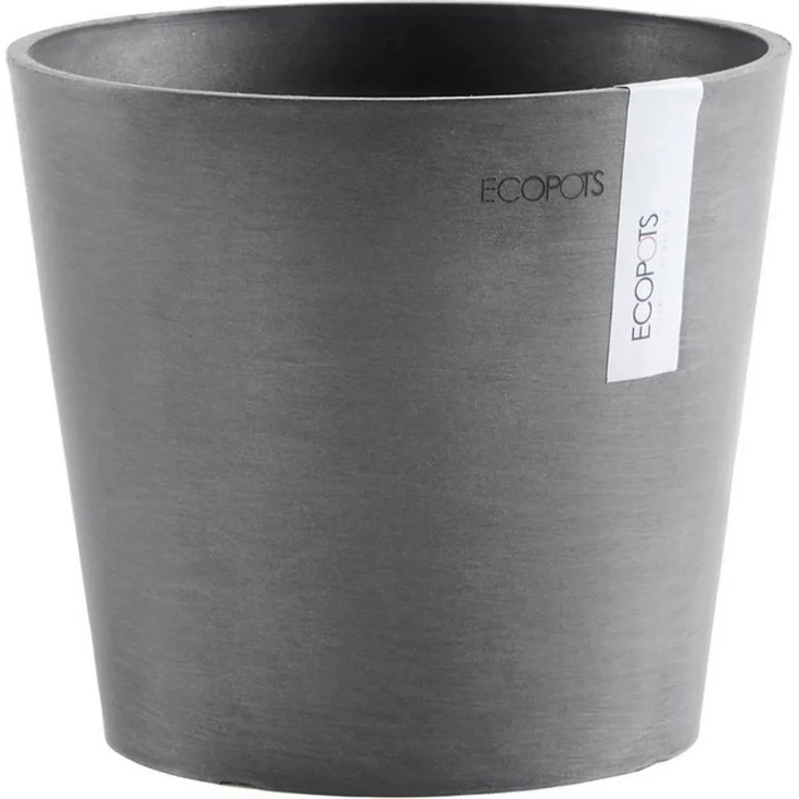 ECOPOTS Blumentopf AMSTERDAM Mini Grey, BxTxH: 17x17x14,9 cm – Bild 4