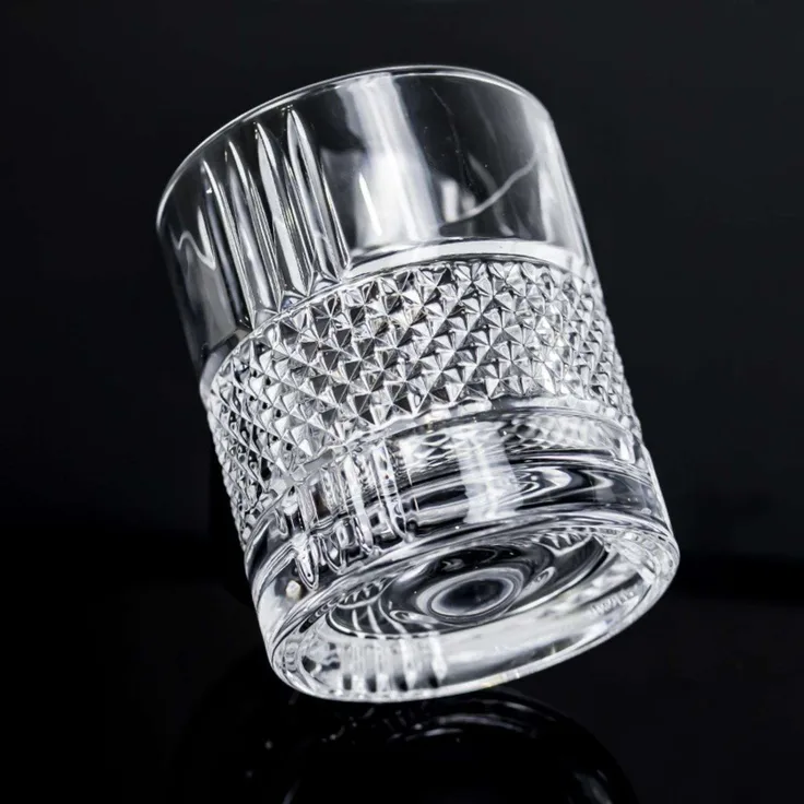 Hermia Concept 'Big Baklava' Whiskygläser-Set (2-teilig), Transparent, Ø 8 x 9 cm, 300 ml